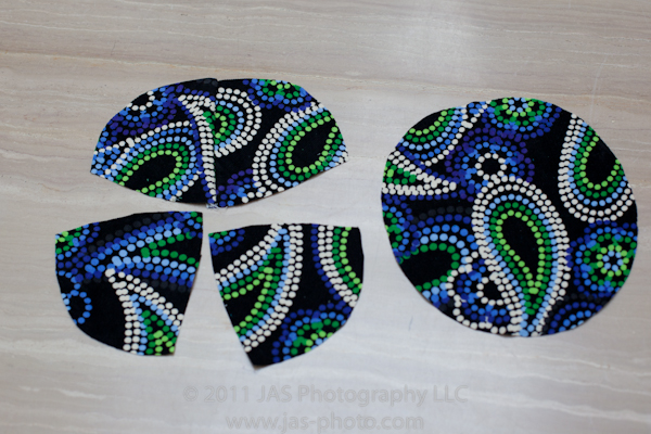 fabric pieces cut out for free sea turtle pattern pieces