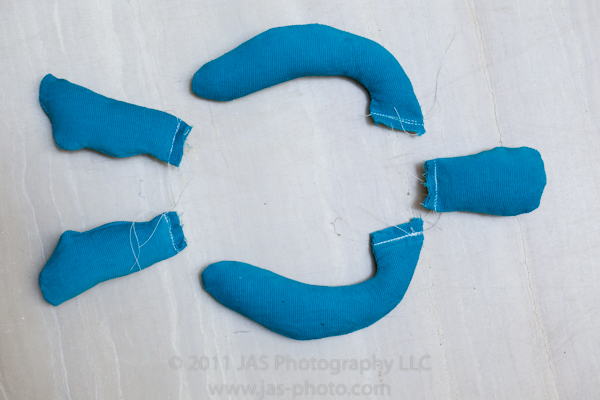 sea turtle arms legs and head sewn shut