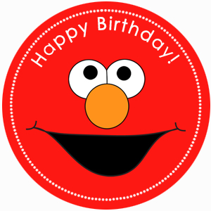 cute diy elmo cupcake topper
