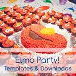 a tutorial with tips and multiple template downloads for an amazing elmo birthday party for kids