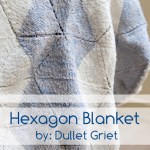 intricate baby hexagon blanket knitting pattern