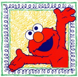 happy elmo graphic