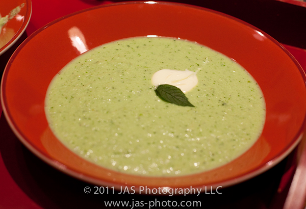 fresh summer cold cucumber soup