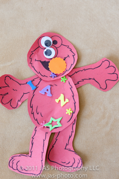 build your own elmo activity for elmo party theme