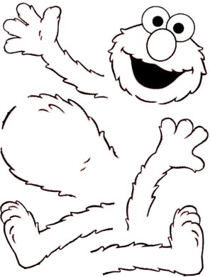 build your own elmo activity printout free download