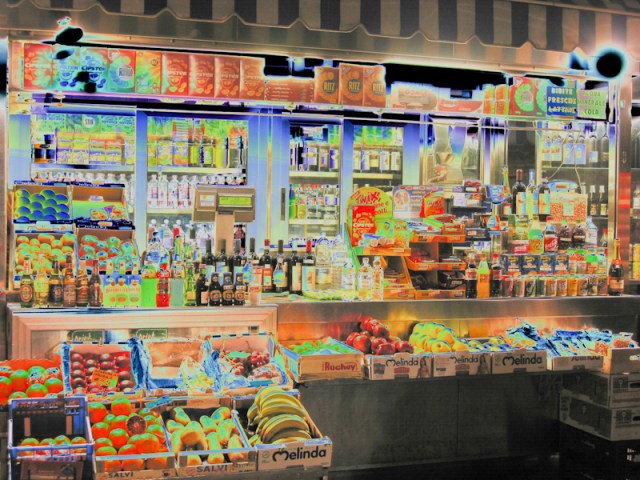A fruit stand in Firenze, Italy
