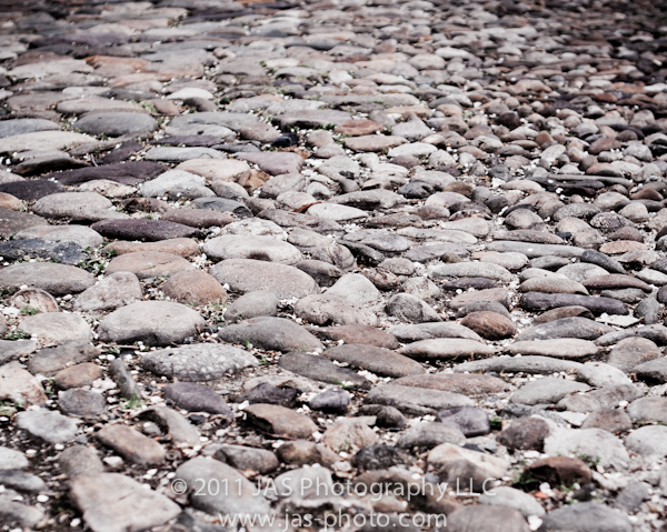 cobblestone road fine art photography