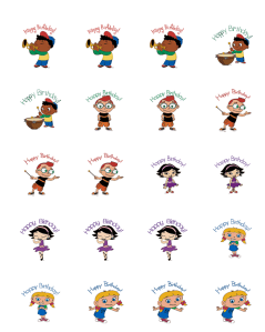 Little Einsteins Cupcake Toppers free download