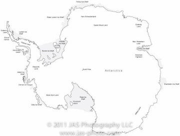 antarctica map