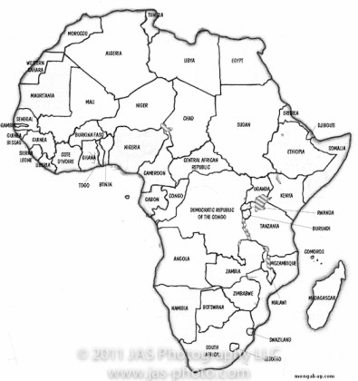 africa map