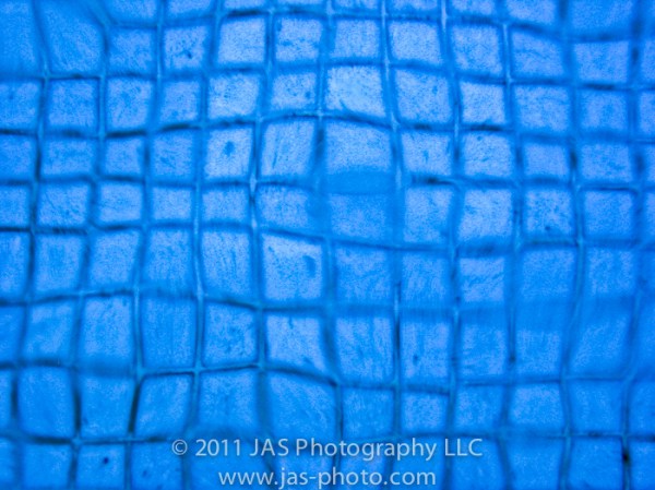 abstract blue squares warped