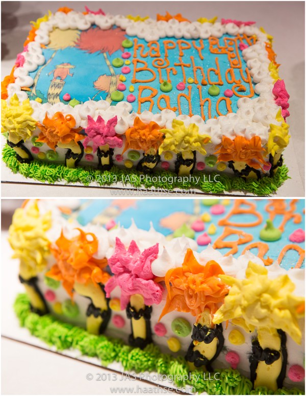 lorax party ice cream cake